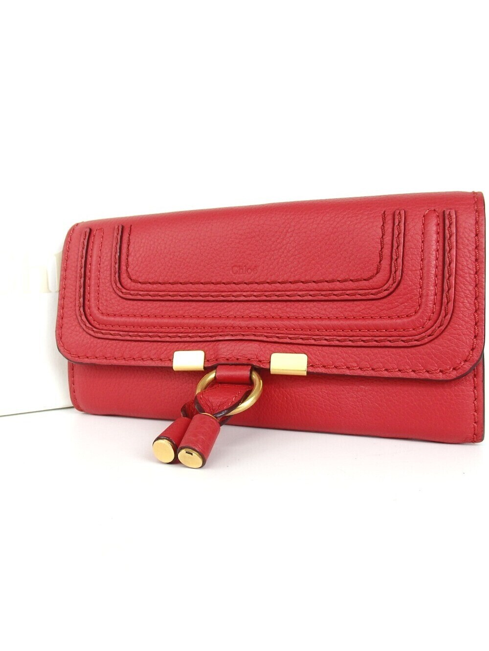 Authentic Chloé Marcie wallet leather[Used]